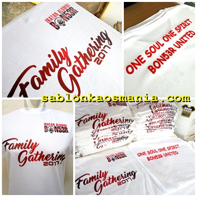 family gathering kaos sablon