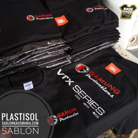 Plastisol promo kaos sablon