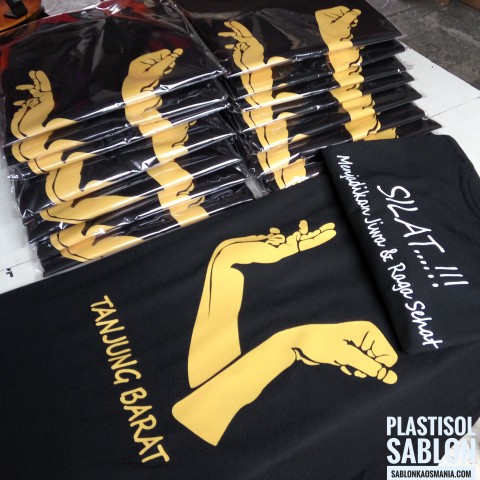 Sablon Kaos Komunitas Pencak Silat